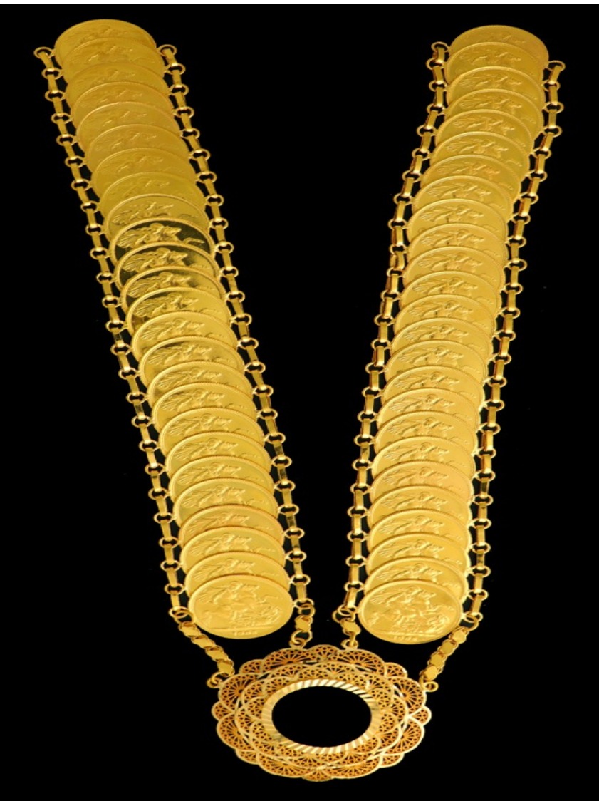 21K Gold Coin Necklace – SW11118